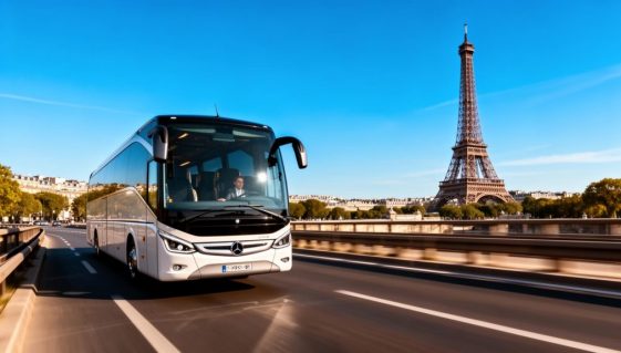Autocar avec chauffeur pour vos groupes depuis Paris & Roissy CDG.